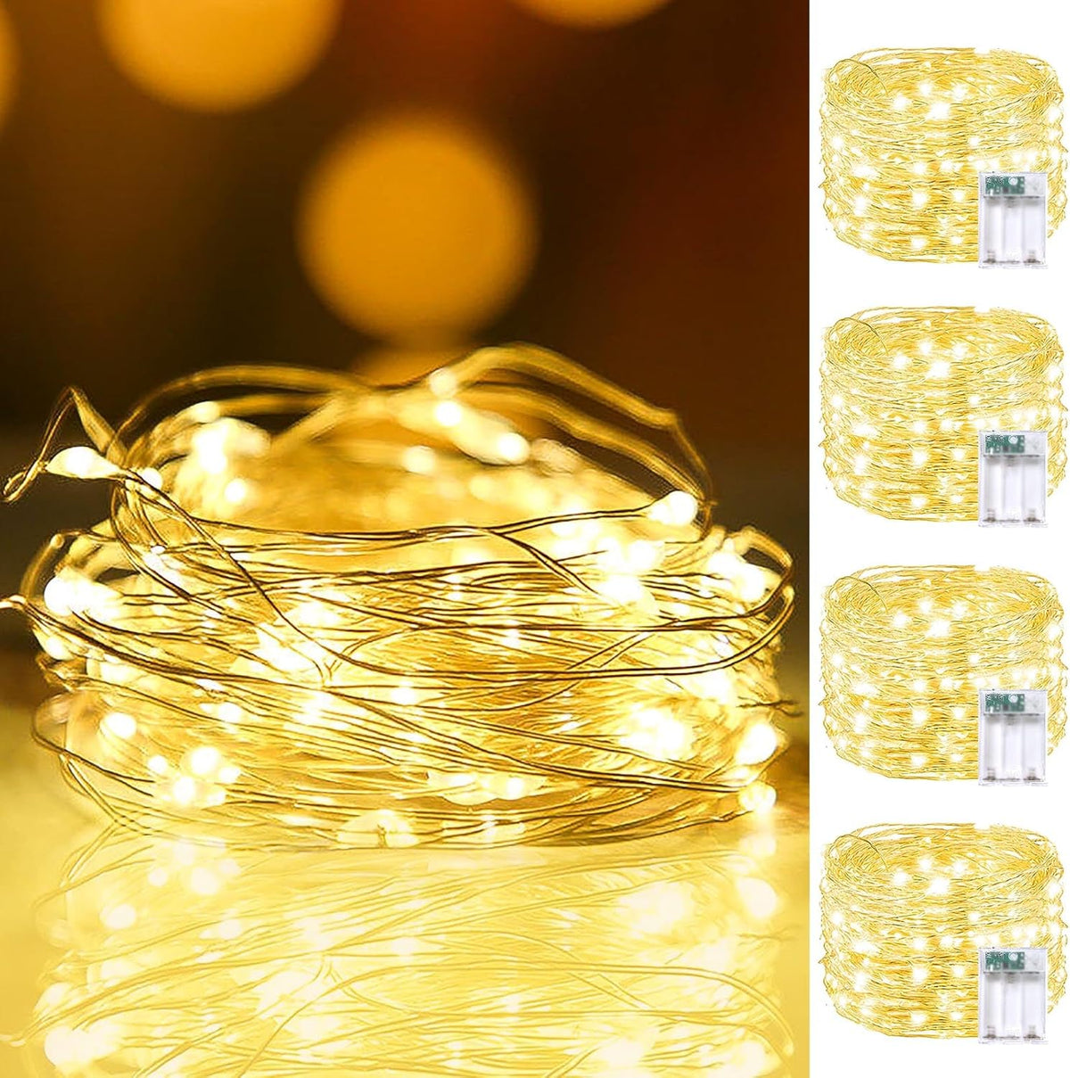Brightown Copper Wire Fairy Lights Battery Powered – Montessori Nursery Star Ceiling & Crib Accent Lighting