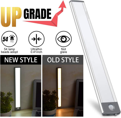 Brilliant Evolution Rechargeable Closet Light – Valentine's Day Gift for Her, Warm White Decorative Under Cabinet LED Bar