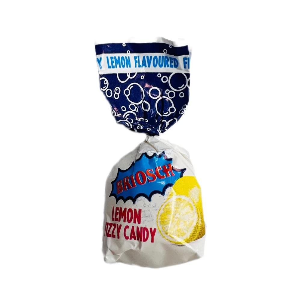 Brioschi Italian Fizzy Lemon Candy – On-the-Go Refresher for Road Trips and Travel