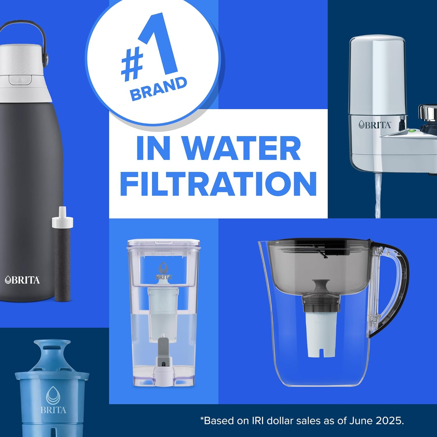 Brita Plus Pitcher Filter Replacement – Thoughtful Stocking Stuffer for Mom's Kitchen and Wellness Routine