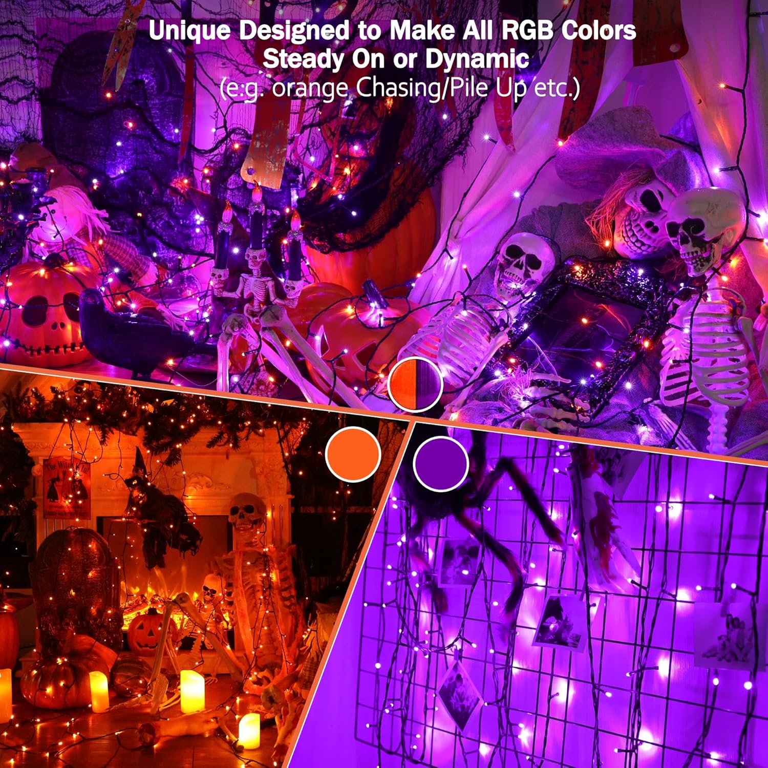 BrizLabs Color Changing Lights – Kids Room Decor with Auto Timer and Cool-to-Touch LEDs