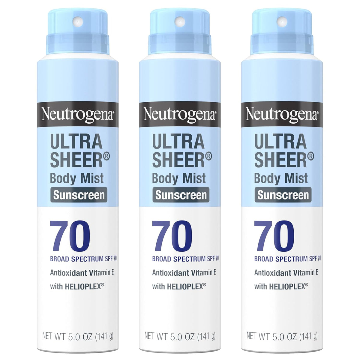broad spectrum spf 70 with helioplex uva/uvb technology