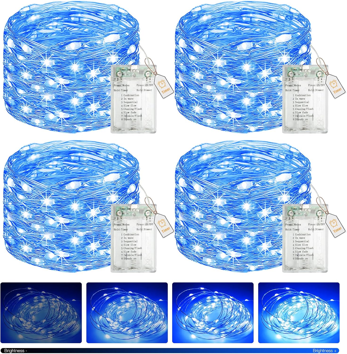 btfarm String Lights – Smoke-Free Bedroom Lighting with Auto 6-Hour Timer Shutoff