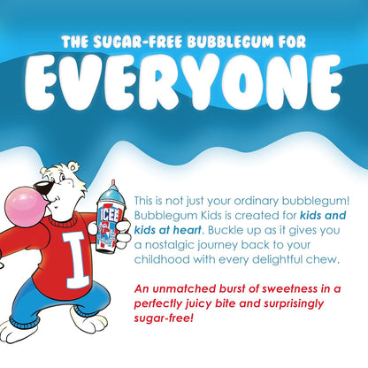 Bubblegum Kids Bubblegum – Low-Calorie Breath Freshener for Work-From-Home Focus and Self-Care
