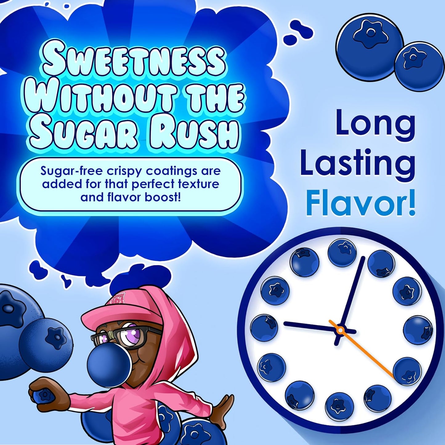 Bubblegum Kids Sugar Free Gum – Streamlined Sugar Free Gum Option for Less-Is-More Households and Tidy Lunchboxes