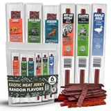 Buffalo Bob's Exotic Game Jerky – High-Protein Low-Carb Snack for Keto & Gluten-Free Diets