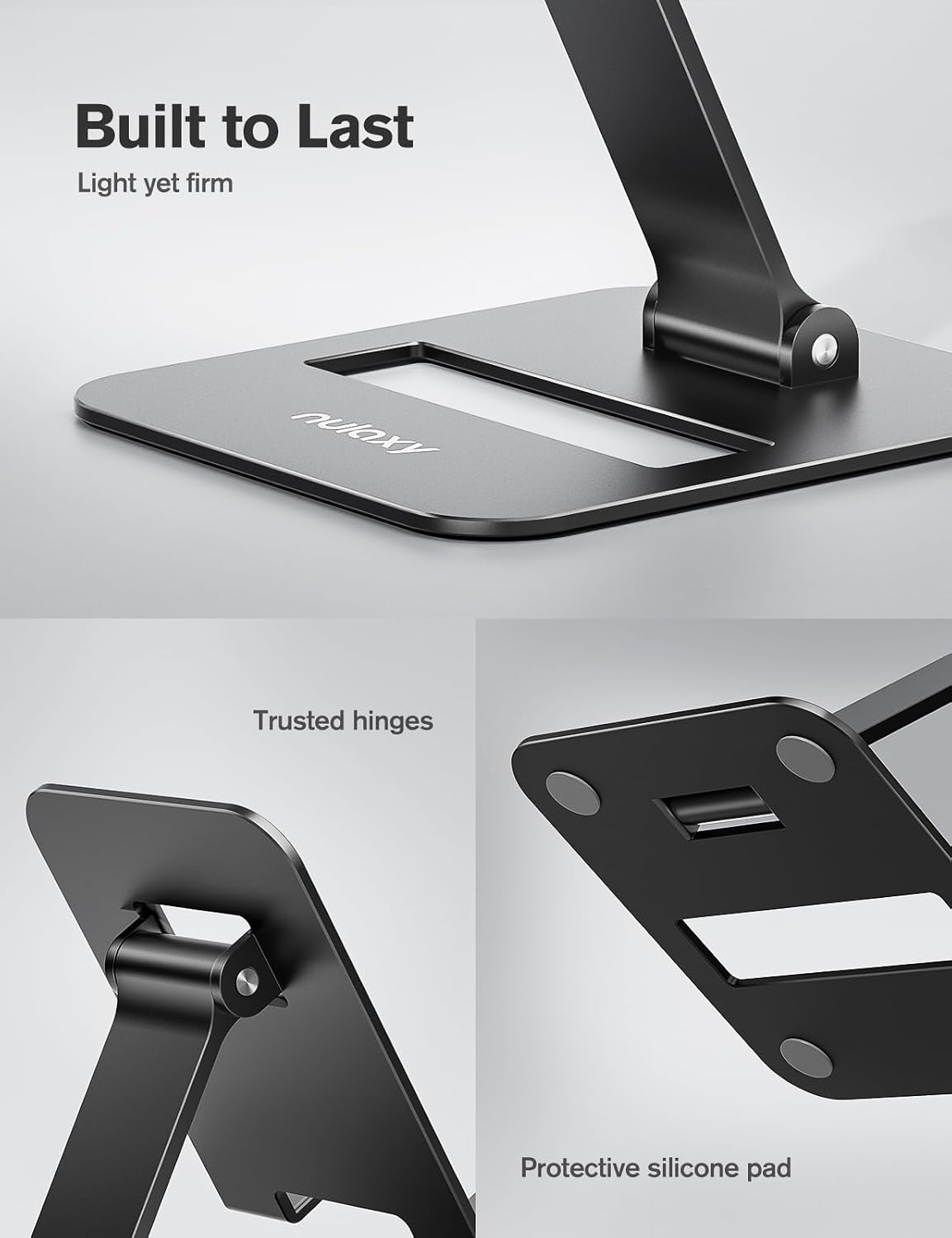 built-in charging slot for cable pass-through while docked