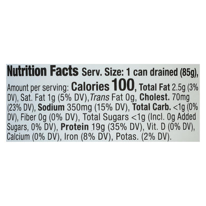 Bumble Bee Canned Premium White Chicken Chunks – Sturdy Packable 19g Protein for Road Trips and Travel