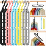 Aurora Living Rotating Closet Hangers – Study-Ready Wardrobe System for College Students Juggling Classes
