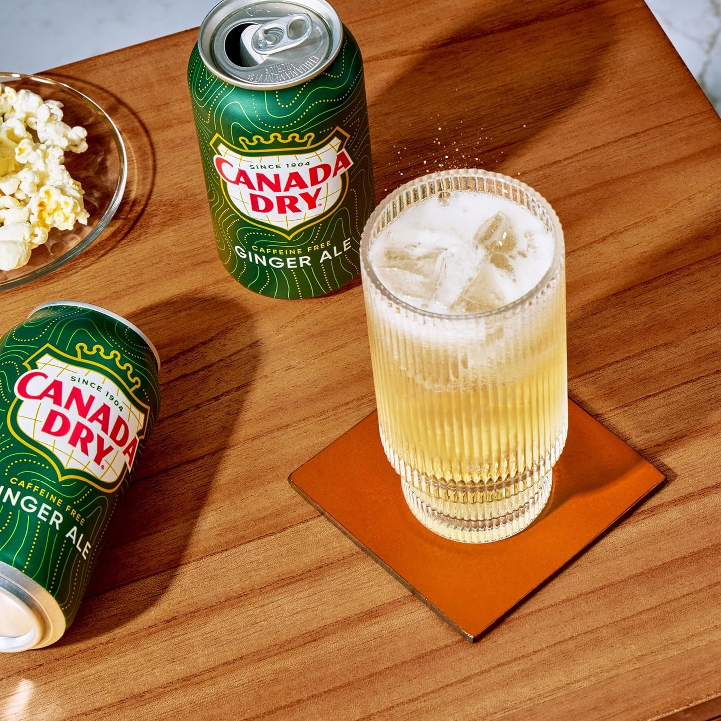 Canada Dry Ginger Ale Soda – Mindful Afternoon Refreshment Without Caffeine, 12 fl oz Cans 12 Pack