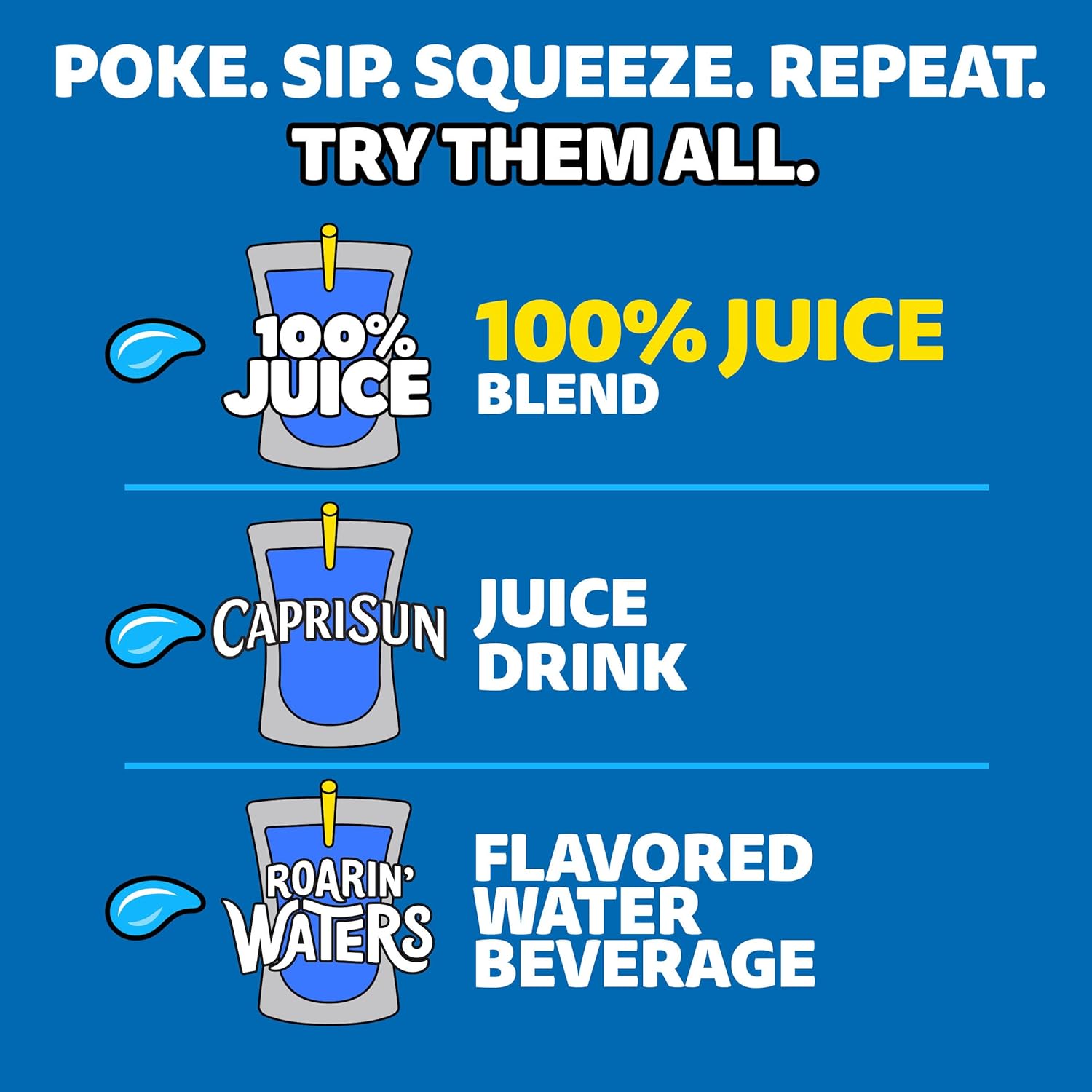 Capri Sun Apple Juice Box Pouches – After-School Sports and Playdate Hydration for Kids, 10 Count 6 fl oz