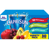Hi-C Pokemon Strawberry Kiwi Juice Pouches – School Lunch Box Drink for Kids, 30 Pack with Straws