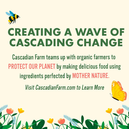 Cascadian Farm Honey Oat Crunch – Non-GMO Organic Cereal for a Mindful Morning Routine, 13.5 oz