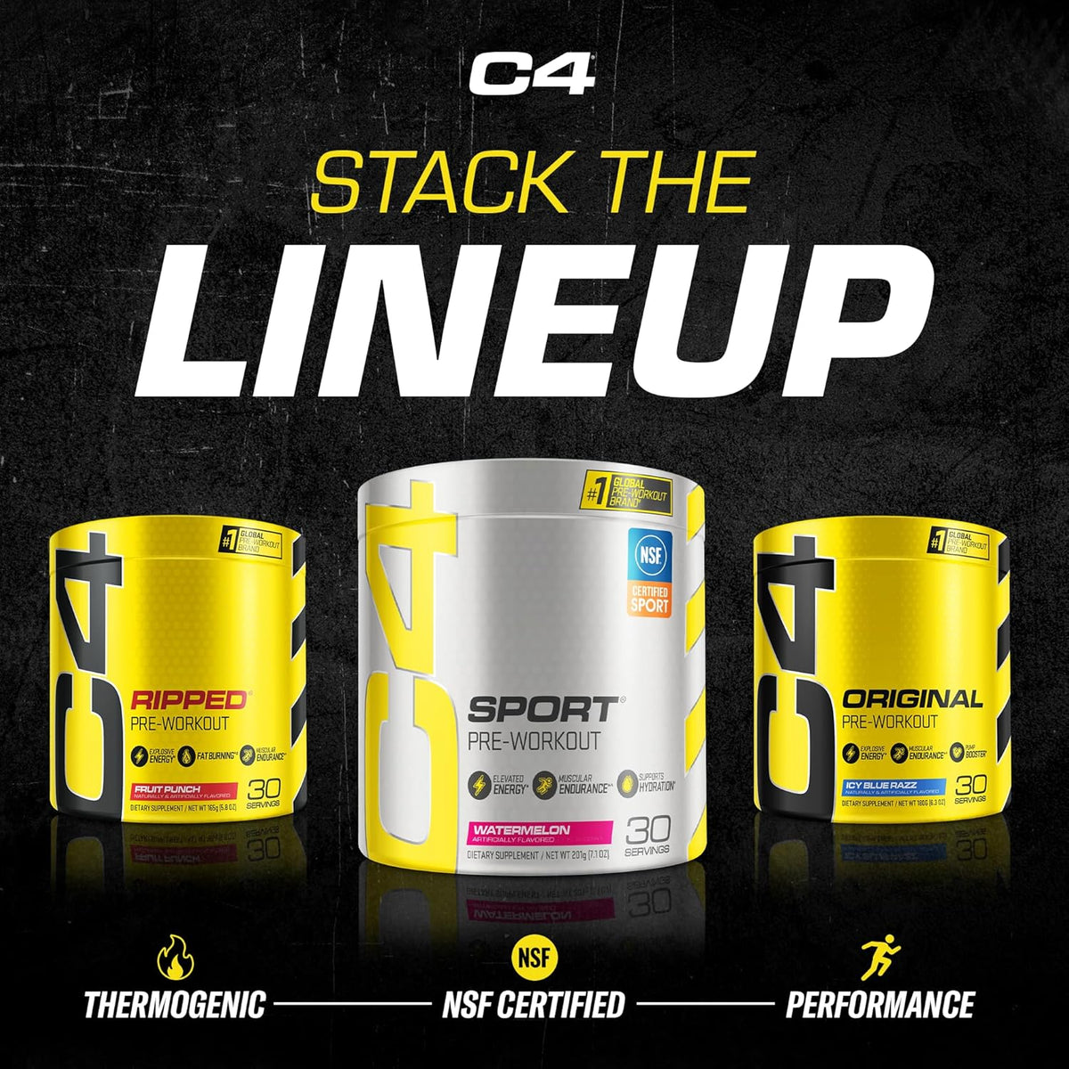 Cellucor C4 Sport Pre Workout Powder – Vegan Keto Wellness Boost for Mindful Home Gym Sessions