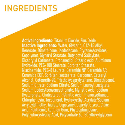 CeraVe Mineral Face Sunscreen SPF 50 – National Eczema Association Approved for Sensitive Caregivers, Fragrance Free