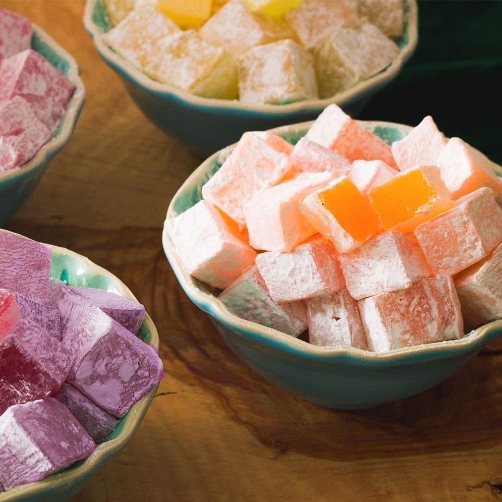 Cerez Pazari Assorted Turkish Delight Candy – Holiday Stocking Stuffer and Christmas Gift, Traditional Lokum Snacks