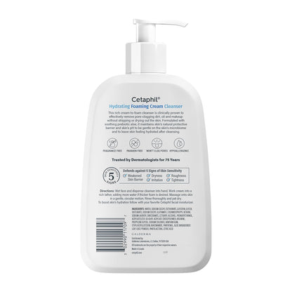 Cetaphil Cream to Foam Face Wash – Neutral-Toned 16 oz Cleanser for Small Apartment Minimalist Setups