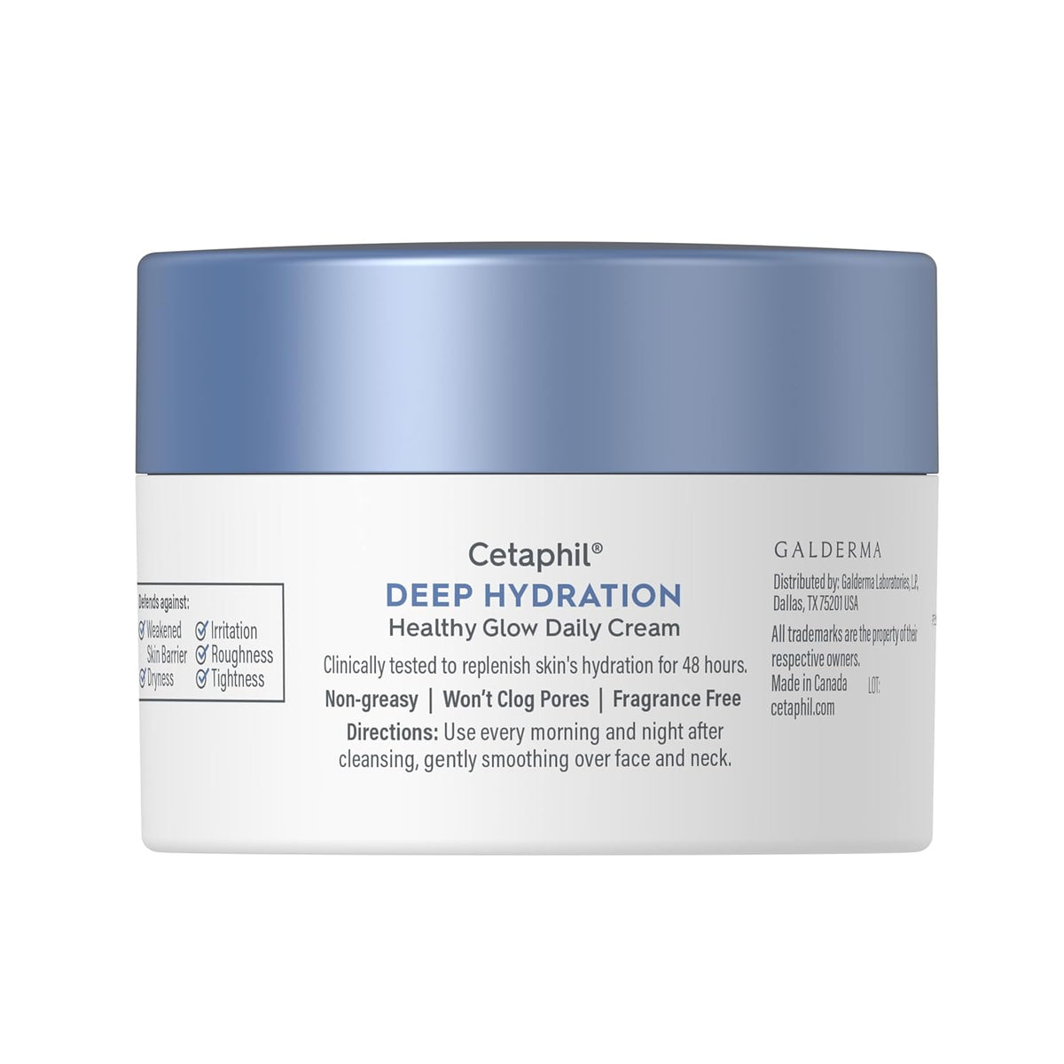 Cetaphil Deep Hydration Healthy Glow Daily Face Cream – Calming Daily Face Cream for Mindful Skincare Routines and Sensitive Skin Comfort