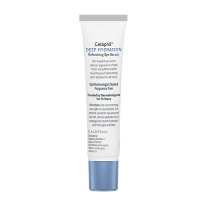Cetaphil Deep Hydration Refreshing Eye Serum – Mindful Under-Eye Treatment for Fine Lines, Dark Circles & Dehydrated Skin