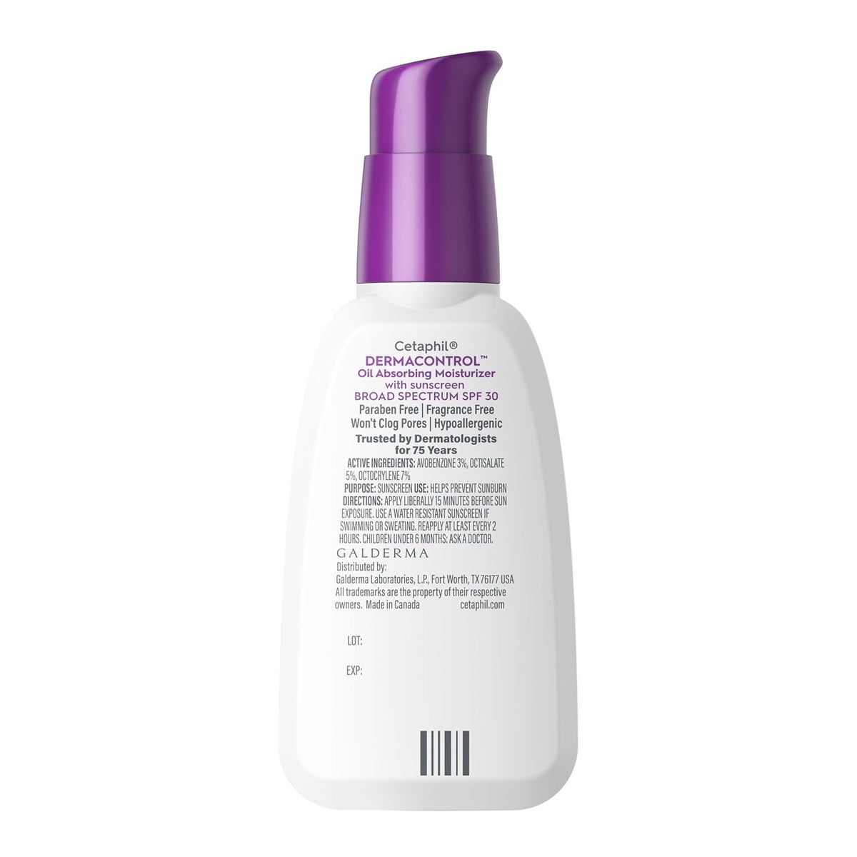 Cetaphil DermaControl Oil Absorbing SPF 30 – All-in-One Moisturizer for Intentional, Clutter-Free Skincare Shelves
