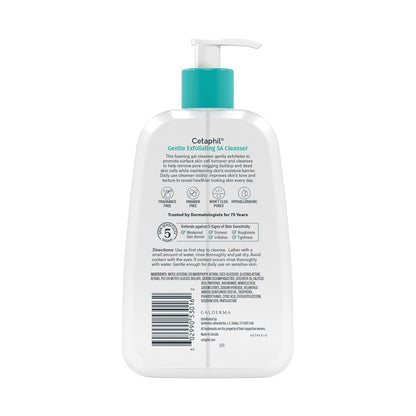 Cetaphil Gentle Exfoliating SA Cleanser – Soothing Acid Wash for Sensitive Skin Vanity & Personal Care Reset