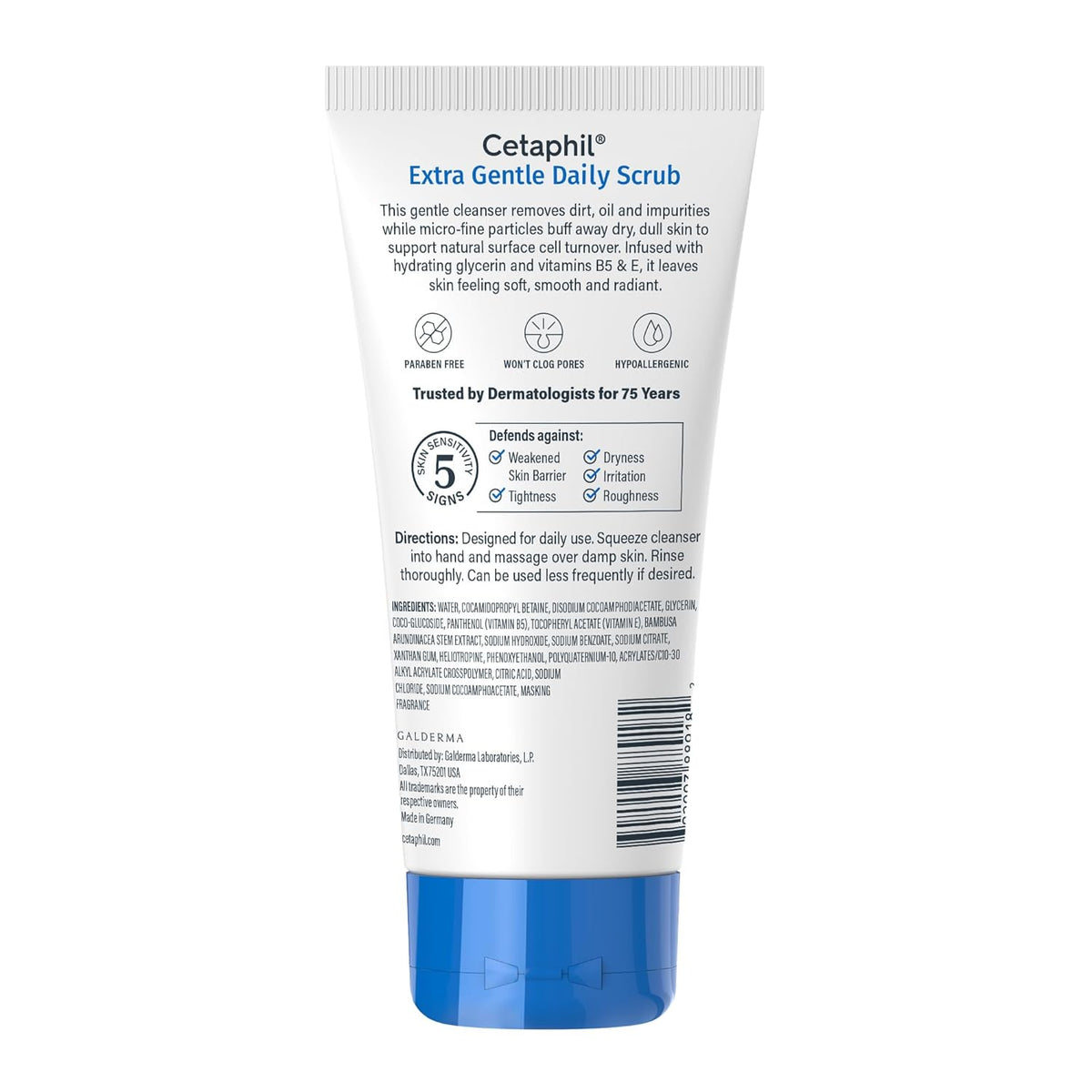 Cetaphil Gentle Face Wash – All-in-One Exfoliating Polish, Intentional Bathroom Counter Staple
