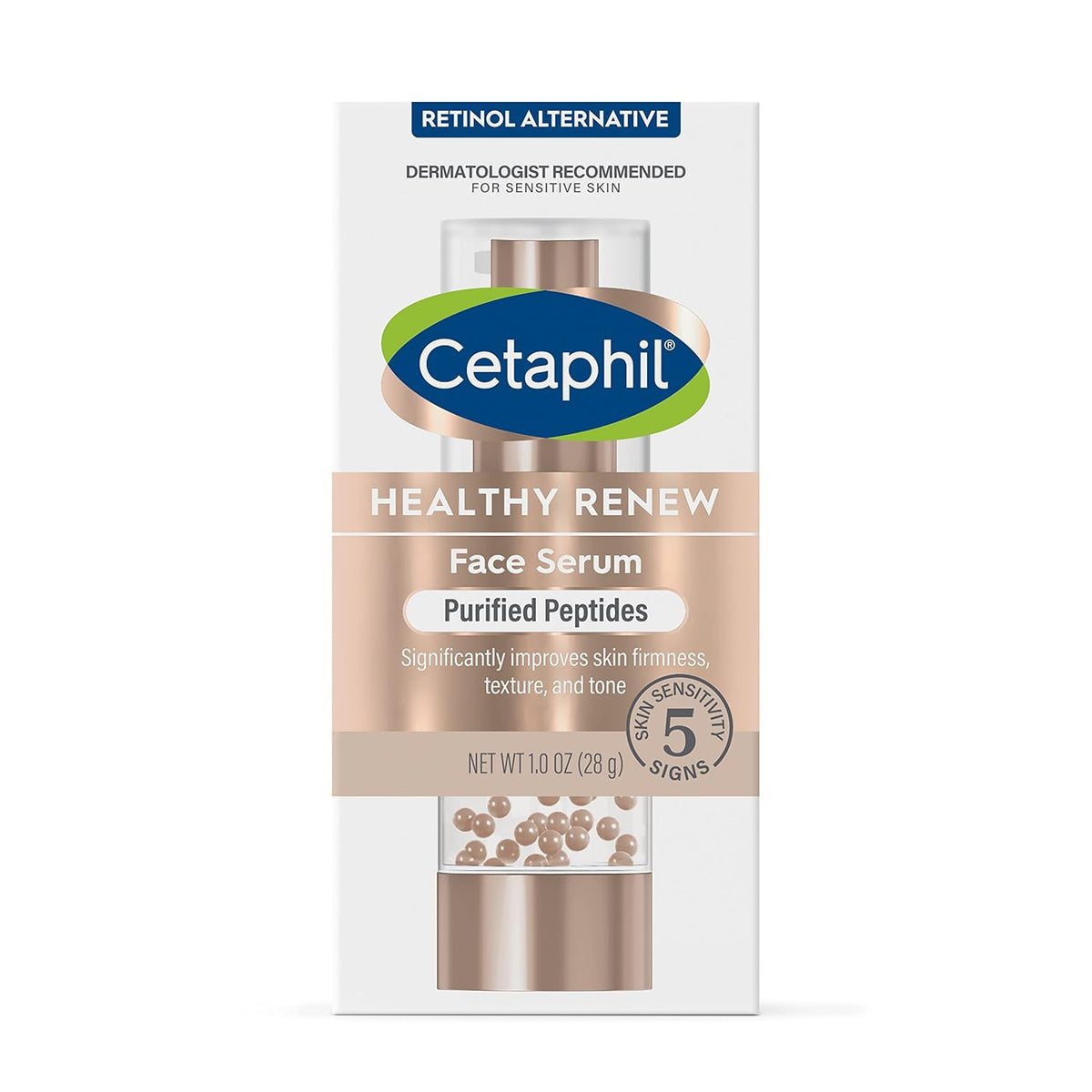 Cetaphil Healthy Renew Anti Aging Serum – Wind-Down Bedtime Serum for Barrier Repair, 24-Hour Hydration