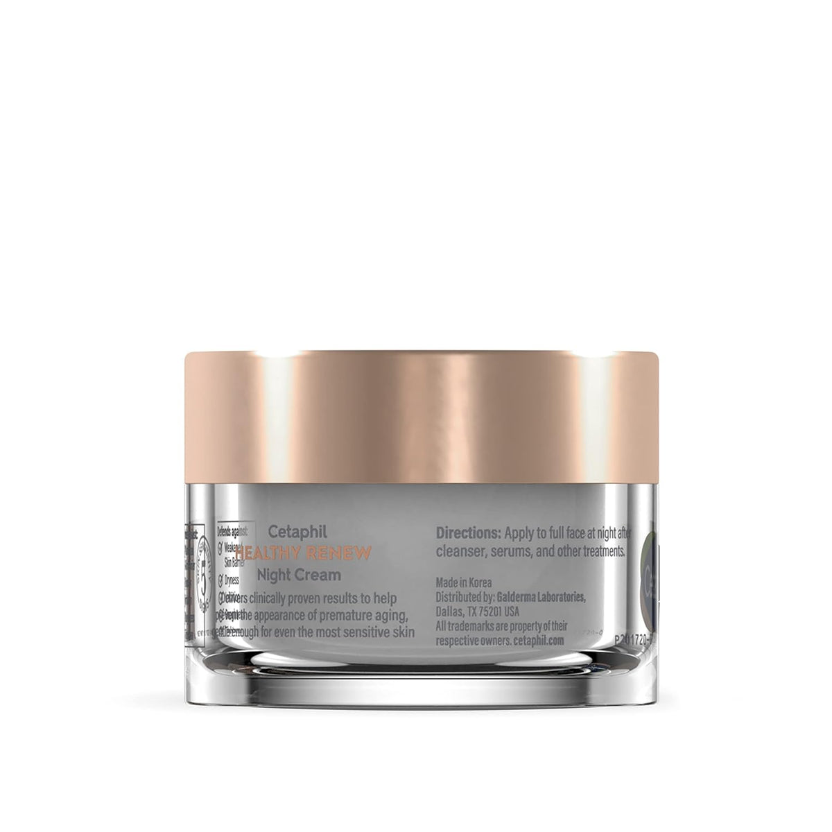 Cetaphil Healthy Renew Night Cream – Mindfulness Evening Routine for Eczema-Prone Skin, 48-Hour Hydration