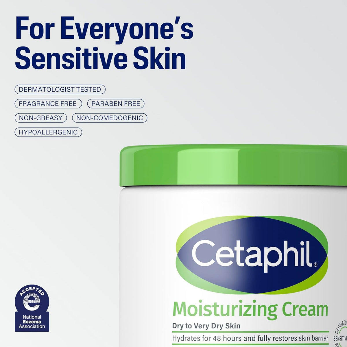 Cetaphil Hydrating Cream – Barrier-Restoring Moisturizer for Spa-Like Bath Time Rituals