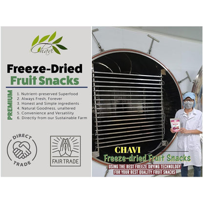 CHAVI Freeze-Dried Dragon Fruit – Lightweight Trail Snack for Hiking Packs and Backcountry Trips