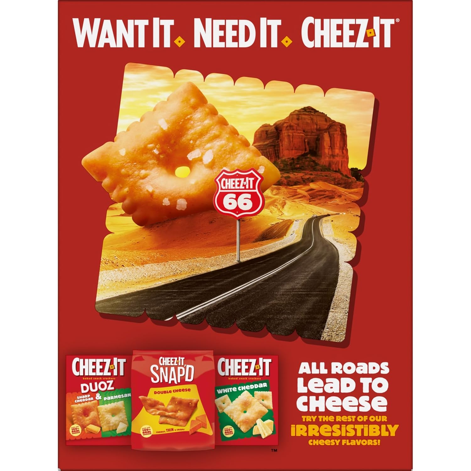 Cheez-It Grooves Sharp White Cheddar Crackers – School Snack and Lunchbox Staple for Kids' Backpacks and Bento Boxes, 17oz Box