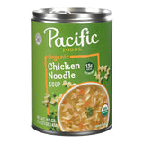 Pacific Foods Organic Chicken Noodle Soup, 16.1 oz Can – Clean-Ingredient Comfort Bowl for Grandkids' Visits