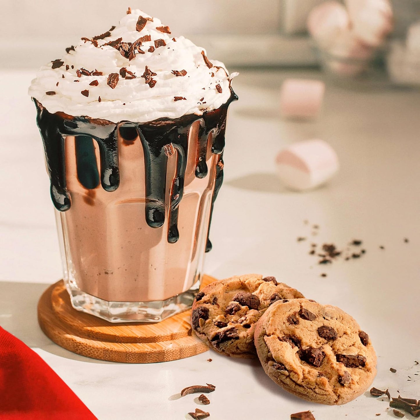 CHIPS AHOY! Chunky Fudgy Cookies Party Size – Streamlined Bulk Snack for Intentional Households, 24.75 oz
