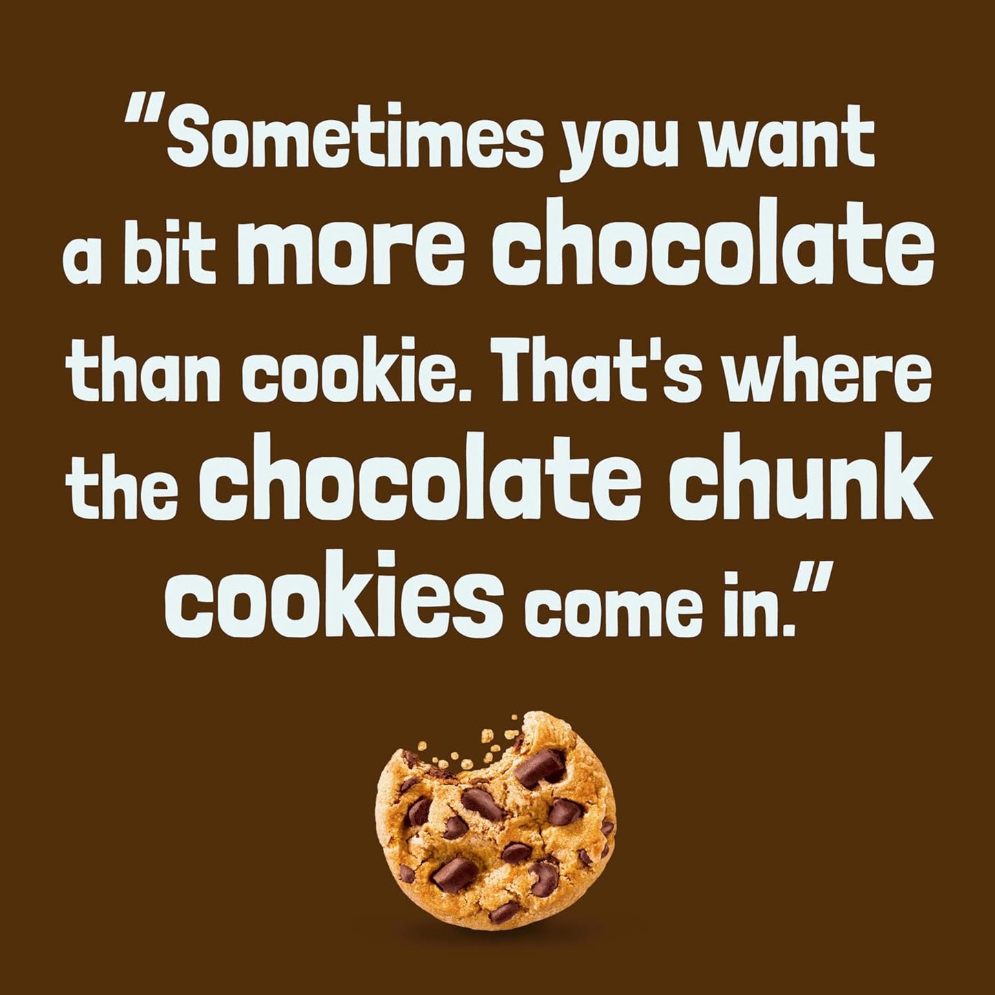 CHIPS AHOY! Chunky Fudgy Cookies Party Size – Streamlined Bulk Snack for Intentional Households, 24.75 oz