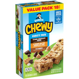 Quaker Chewy Granola Bars Variety Pack – School Lunch Pantry Staple, 8g Whole Grains Per Bar