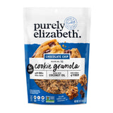 Purely Elizabeth Cookie Granola Chocolate Chip – Patio Dessert Topping for Al Fresco Dining, Cookie Granola Sprinkled Over Yogurt Outdoors