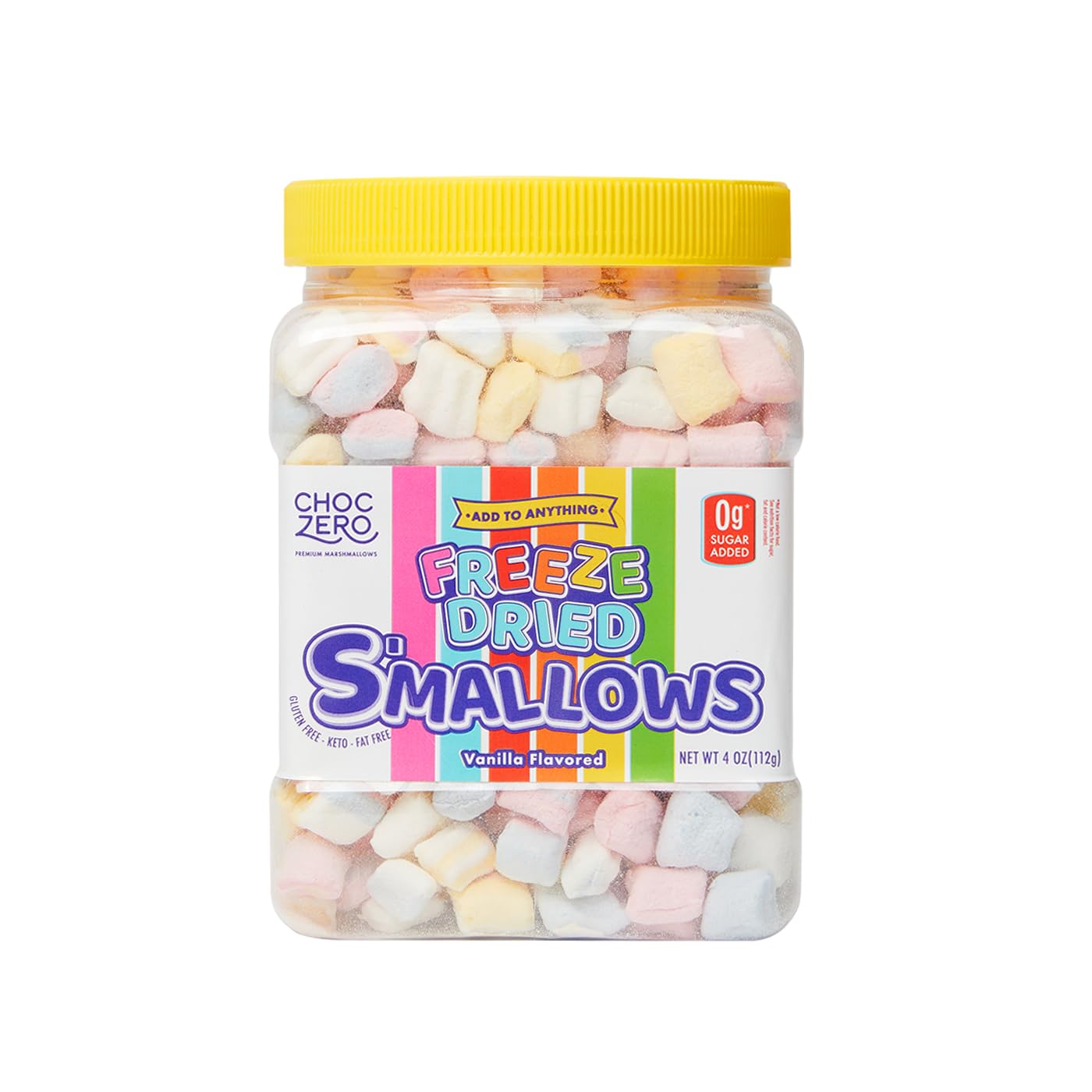 ChocZero Marshmallows – Streamlined Low Carb Topping for an Uncluttered Snack Shelf, Monk Fruit Sweetened