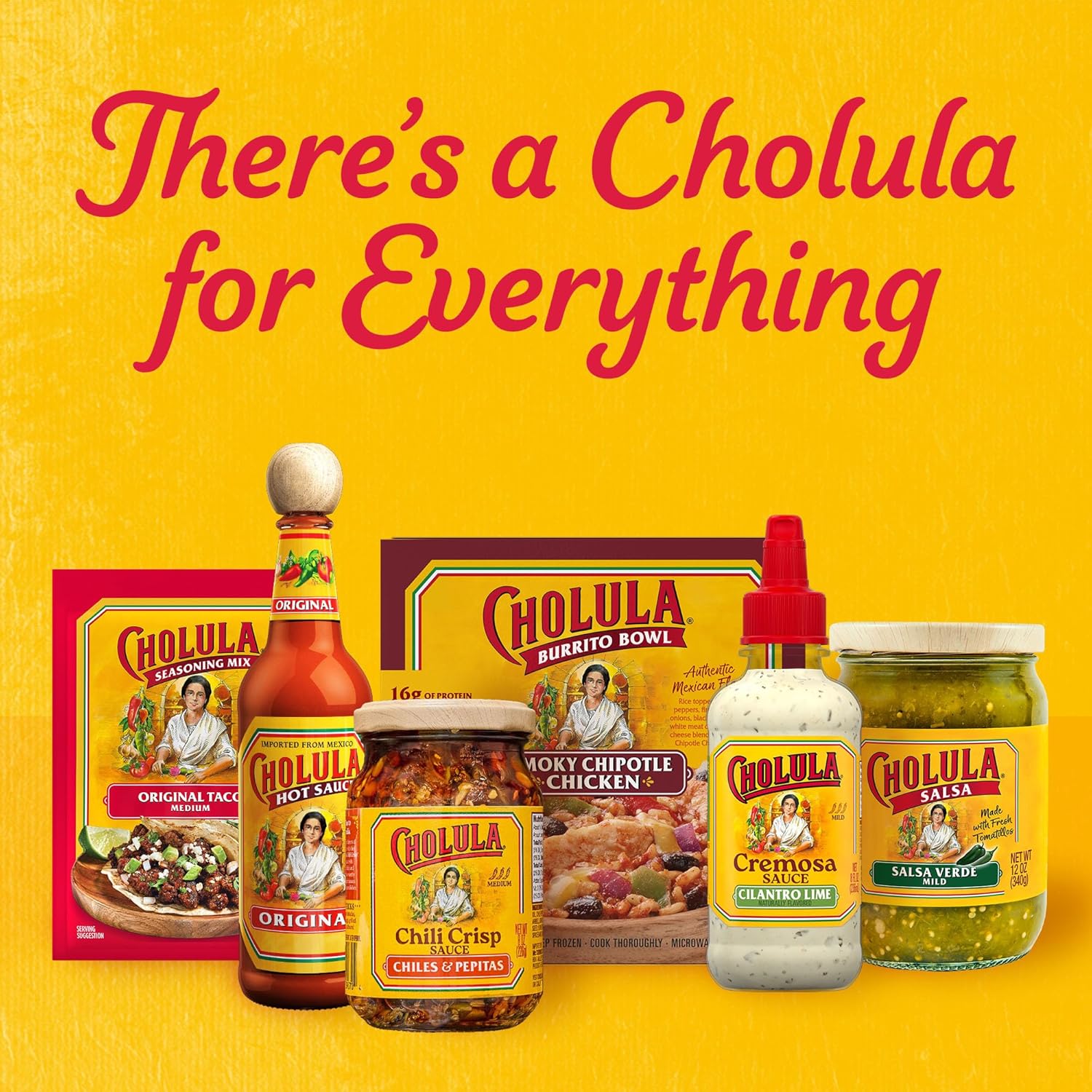 Cholula Chiles & Pepitas Chili Crisp – Camping and Picnic Condiment for One-Pan Meals and Sandwiches, 8 oz