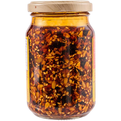 Cholula Chiles & Pepitas Chili Crisp – Camping and Picnic Condiment for One-Pan Meals and Sandwiches, 8 oz