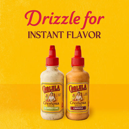 Cholula Chipotle Cremosa Sauce – Smoky Plant-Forward Bowl Topping for Clean Ingredient Lifestyles, 8 fl oz