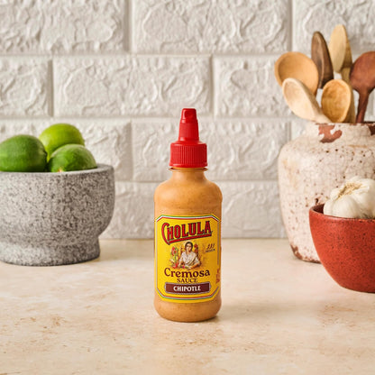 Cholula Chipotle Cremosa Sauce – Smoky Plant-Forward Bowl Topping for Clean Ingredient Lifestyles, 8 fl oz