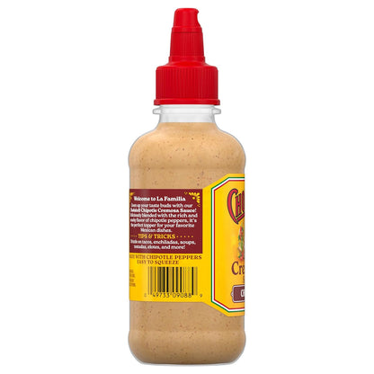 Cholula Chipotle Cremosa Sauce – Smoky Plant-Forward Bowl Topping for Clean Ingredient Lifestyles, 8 fl oz