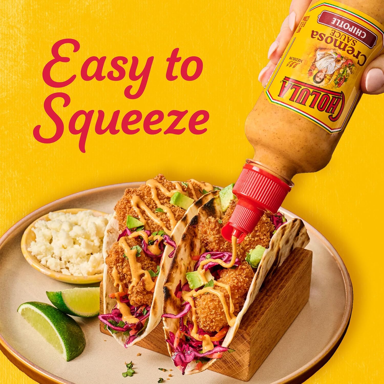 Cholula Chipotle Cremosa Sauce – Smoky Plant-Forward Bowl Topping for Clean Ingredient Lifestyles, 8 fl oz