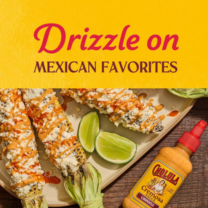 Cholula Chipotle Cremosa Sauce – Smoky Plant-Forward Bowl Topping for Clean Ingredient Lifestyles, 8 fl oz