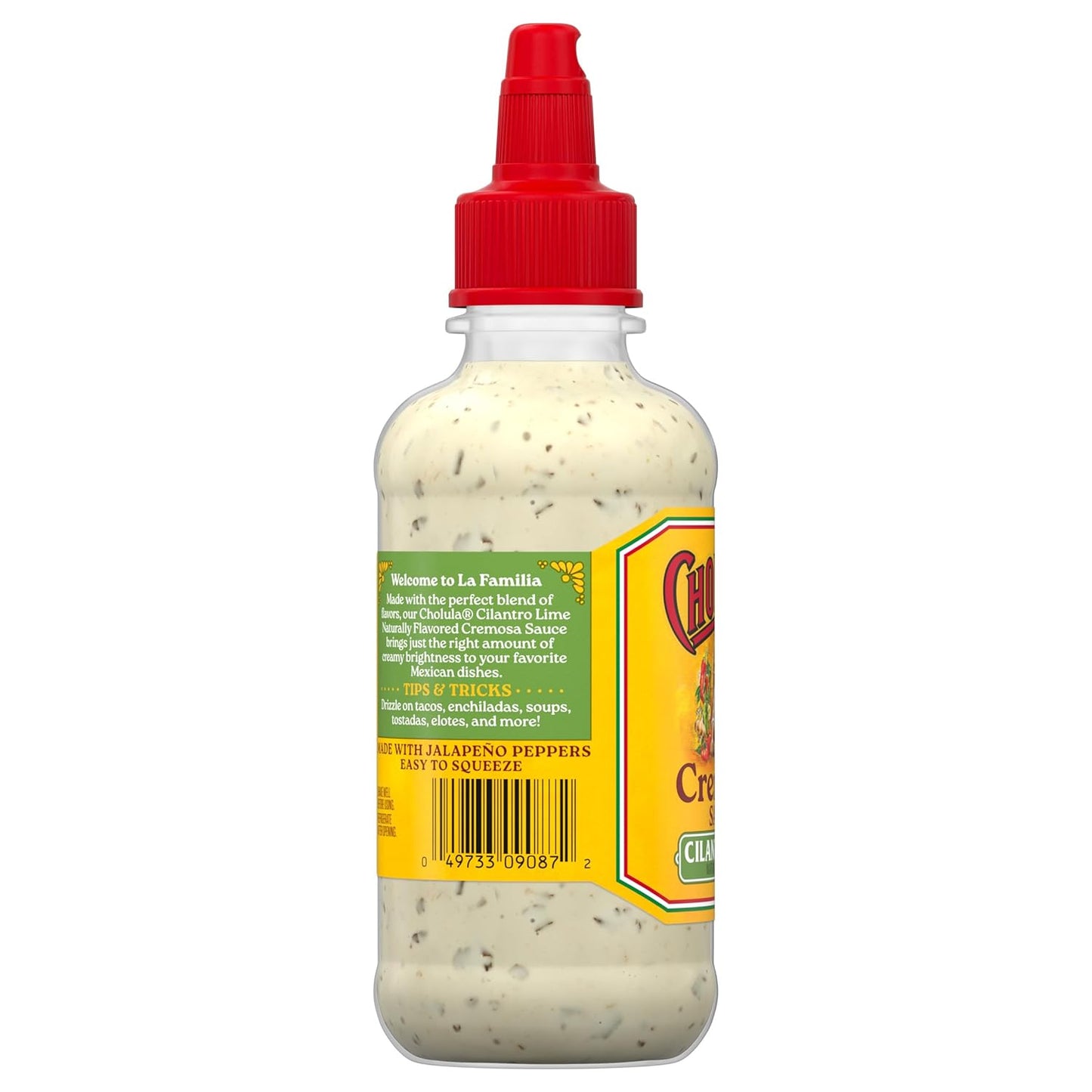 Cholula Cilantro Lime Creamy Sauce – 30-Second Drizzle for Busy Cooks Making Tostadas, Enchiladas & Sandwich Spreads, 8 oz