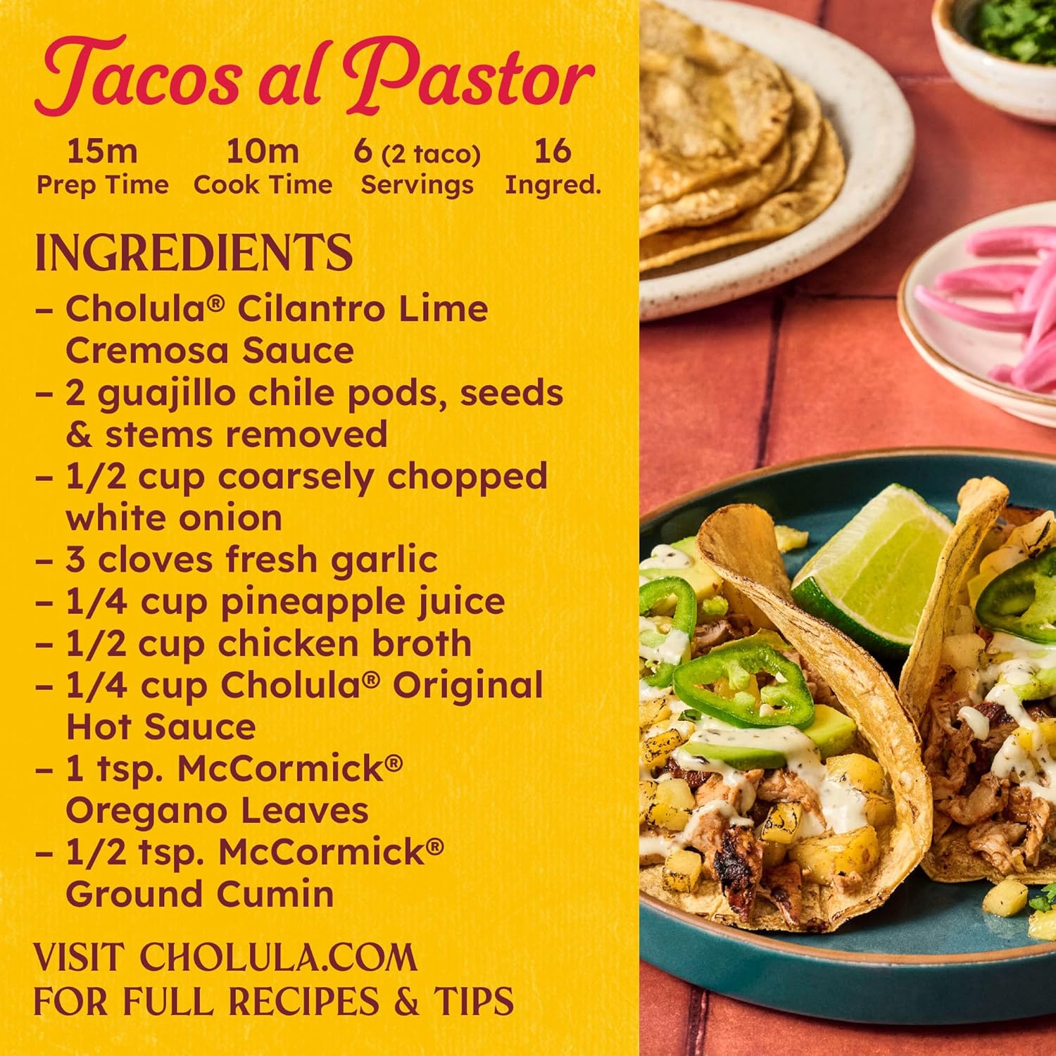 Cholula Cilantro Lime Creamy Sauce – 30-Second Drizzle for Busy Cooks Making Tostadas, Enchiladas & Sandwich Spreads, 8 oz