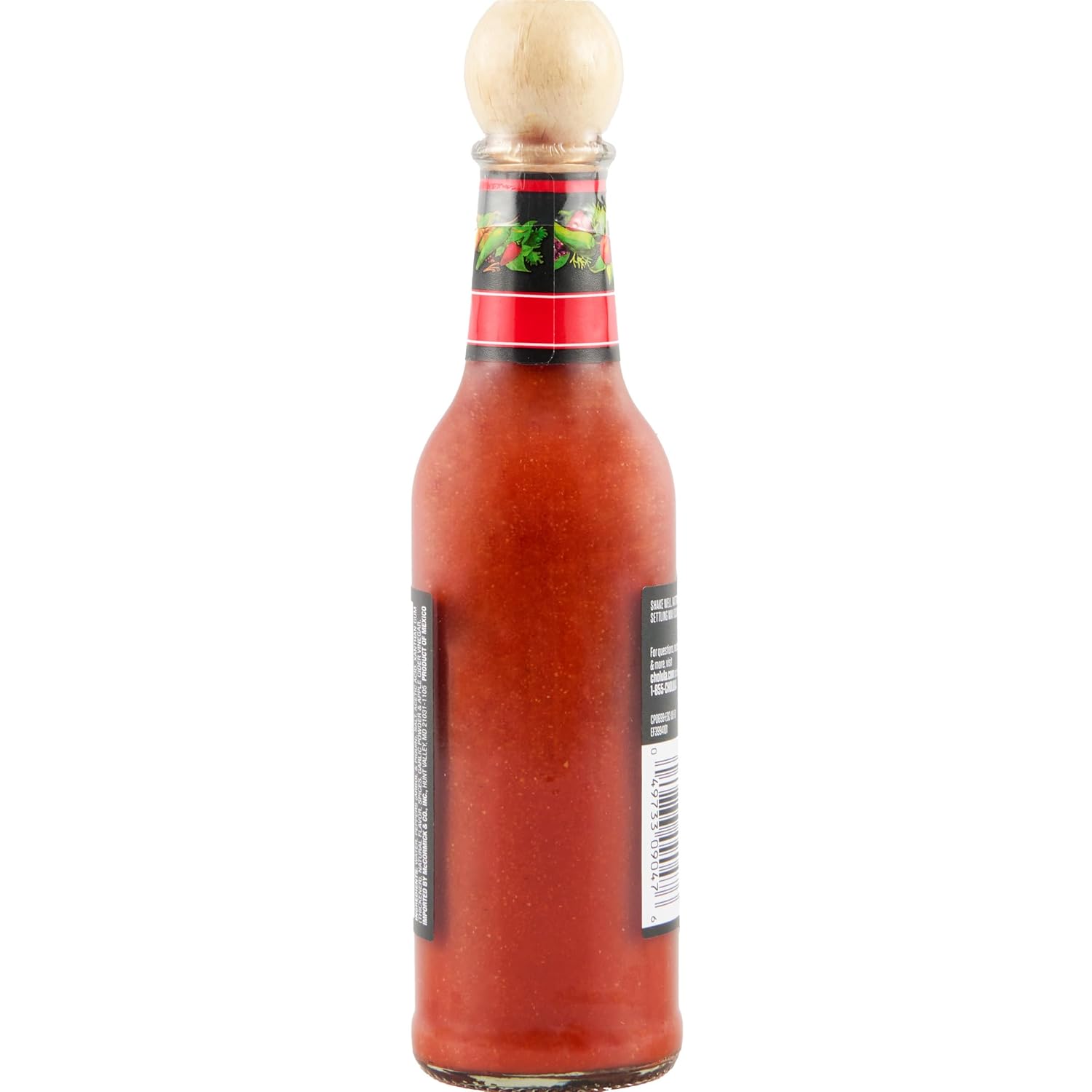Cholula Hot Sauce Extra Hot – Picnic and Patio Pizza Drizzle, Compact 5 oz Bottle