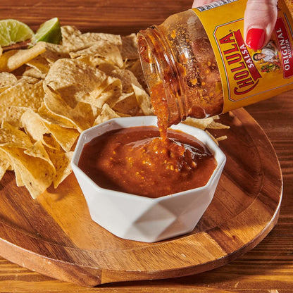 Cholula Original Salsa Medium 12 oz – Parent-Approved Pantry Condiment for Taco Night with Picky Eaters