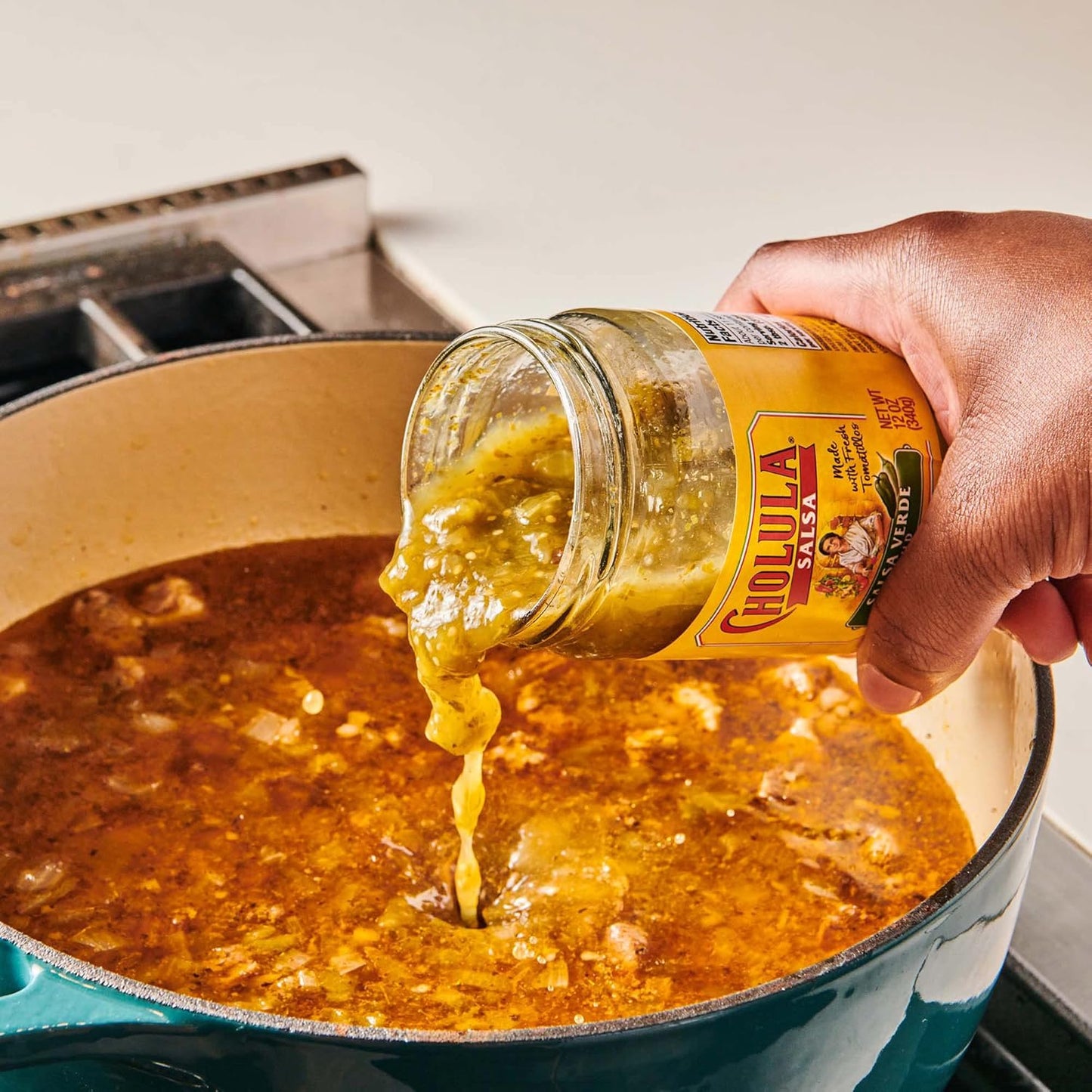 Cholula Salsa Verde Mild 12 oz – Housewarming Gift for Friends Who Love to Cook