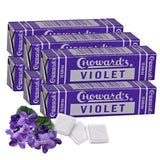 Choward's Violet Mints 6-Pack – Low-Calorie Individually Wrapped Candy for Kids' Lunches, Sports Bags, and After-School Treats